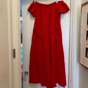 Mara Hoffman Red Jumpsuit